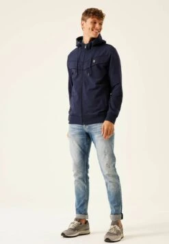 Garcia Sweater Met Rits - Marine