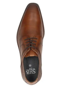 Bari - Veterschoenen - Cognac -Algemene Winkel Voor Herenmode ff7de136bfd34b1a962fddc02895363c